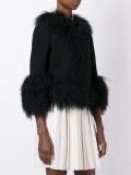 cropped fur jacket 