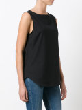 Back pleat tank top