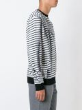 'Swallow' striped sweatshirt 