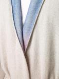 'Rainbow Gradient' belted cardigan