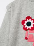 flower robot sweatshirt