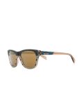 square striped print sunglasses