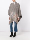 patterned poncho