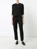band collar shirt 