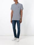 striped polo shirt