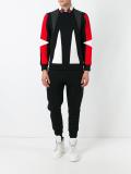 geometric panelled sweatshirt