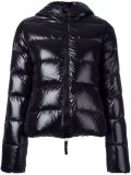 zipped hooded jacket