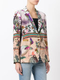 nature print blazer 