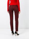neon animal print trousers
