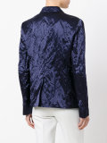 crushed velvet blazer 