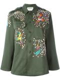 bird embroidered jacket