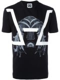mask print T-shirt