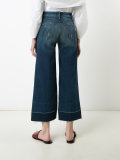 cropped flared trousers