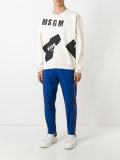logo print sweatshirt