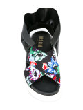 sling-back flat sandals