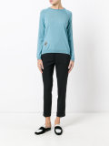 embroidered flower jumper 