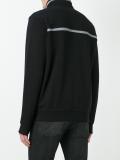 high neck zipped sweatshirt