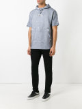 Teleport short sleeve hoodie