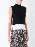ribbed contrast tank 