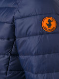 logo patch padded jacket