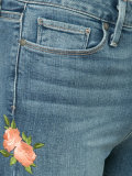 embroidered 'Hoxton' jeans