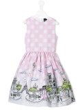 Paris print dress
