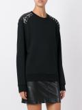 piercing detail sweatshirt