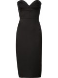 strapless bustier dress