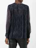 pattern print blouse