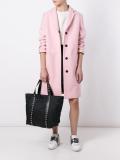 studded straps tote