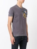logo patch print T-shirt
