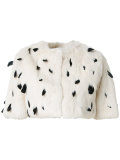 fur cropped jacket