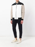 zipped bomber jacket