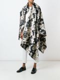 floral pattern cape