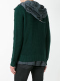 deconstructed hooded jacket