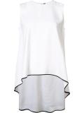 sleeveless high low top