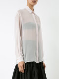 semi-sheer shirt