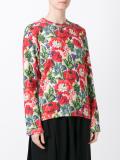 floral print sweatshirt