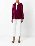 peaked lapel blazer