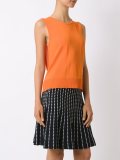 round neck knit blouse