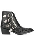 buckled cowboy boots
