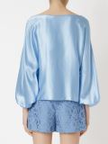 billowing sleeves loose blouse