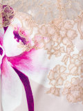 Orchidée print Décolleté camisole