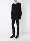 distressed overdyed sweatshirt