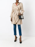 drawstring trench coat 