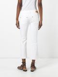 stretch ripped cropped jeans