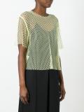 open knit T-shirt