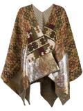 patterned cape 