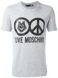 peace print T-shirt