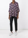 printed check shirt 